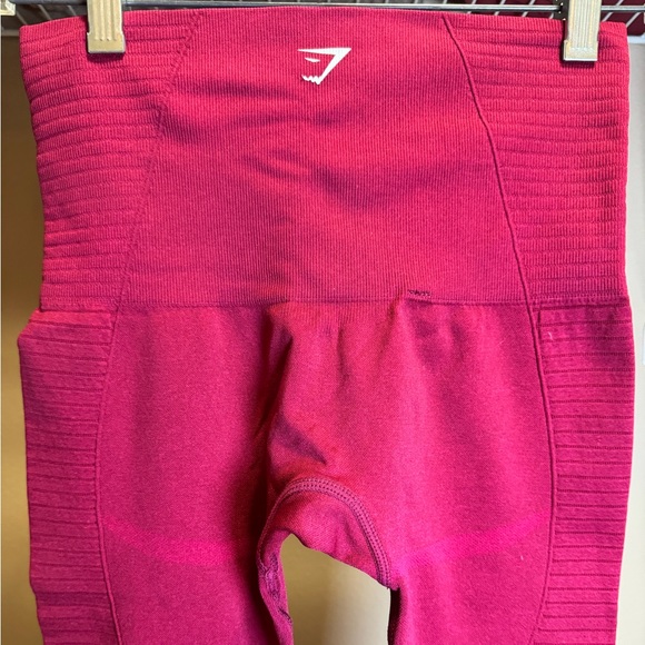 Gymshark Seamless Energy High Waisted Leggings Beet Red Size XS. - Picture 10 of 17